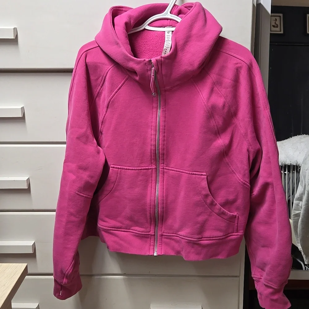 lululemon athletica Hot Pink Full‑Zip Hooded Sweatshirt - Picture 2 of 4